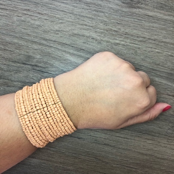 Beaded wrap around Bracelet cuff - Picture 1 of 7
